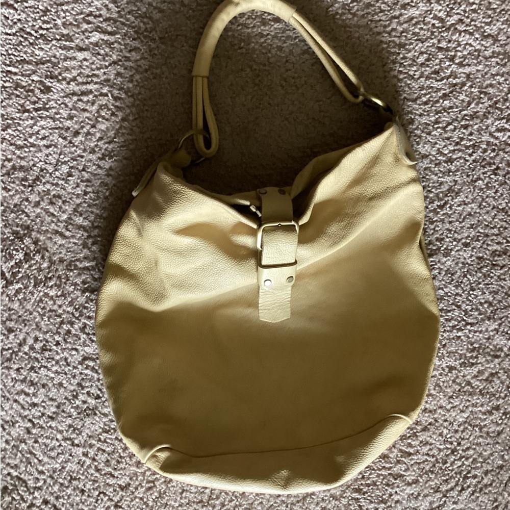 Elegant Cream Hobo Bag